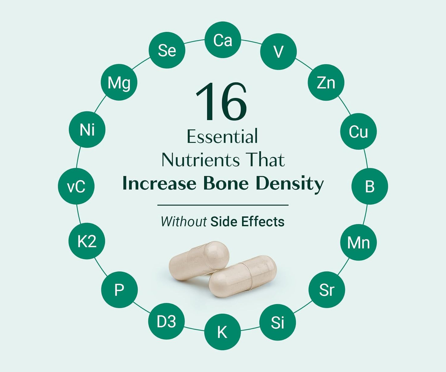ALGAECAL Plus – Organic Red Algae Calcium Supplement, Vitamin K2 MK7 (100mcg), Vitamin D3 (1600 IU), Magnesium (350mg), Trace Minerals, Plant-Based Bone Strength, Easy to Swallow, 120 Veggie Caps