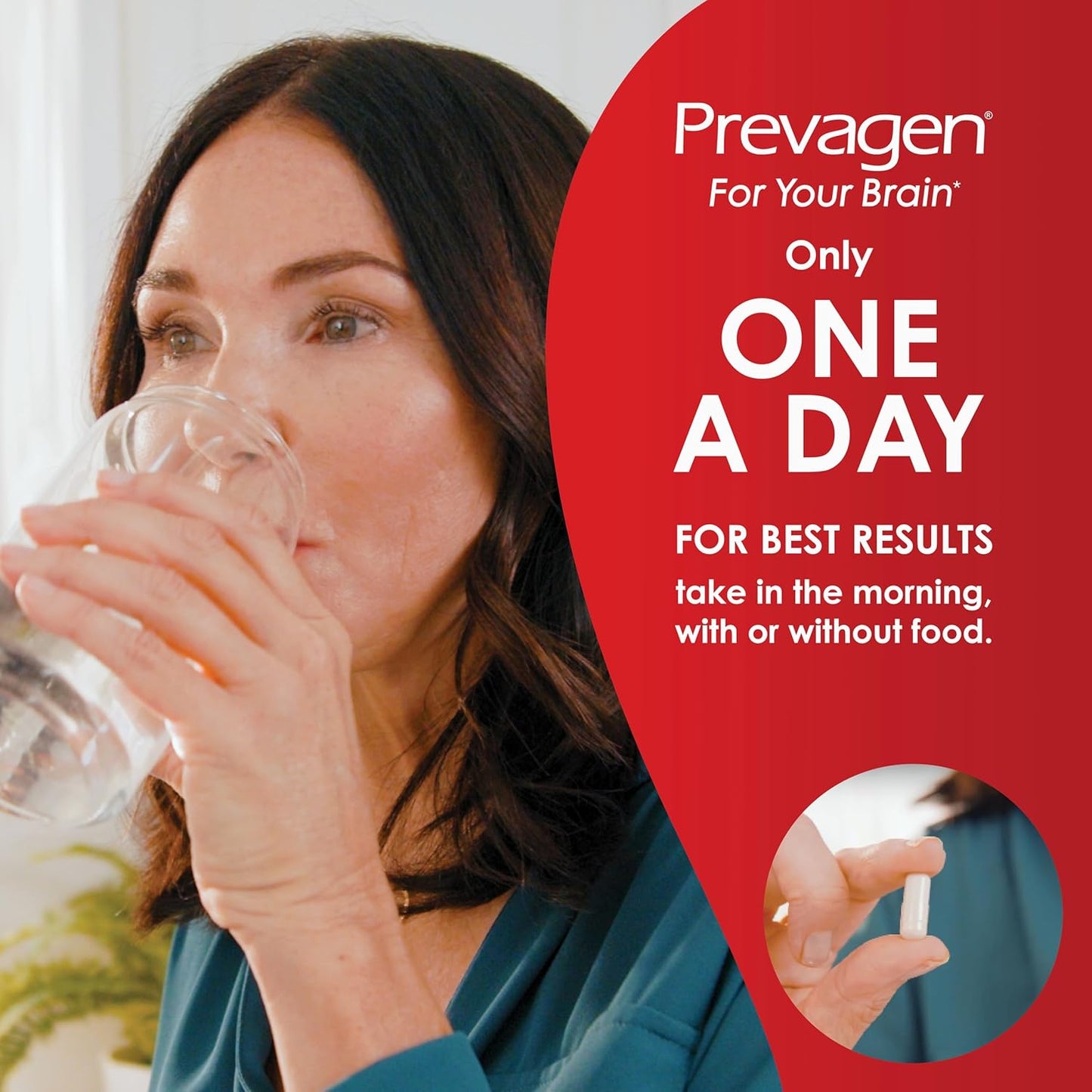 Prevagen Extra Strength - 60 Capsules | Formulated for Your Brain | 20mg of Apoaequorin Plus Vitamin D3 with 7-Day Pill Minder