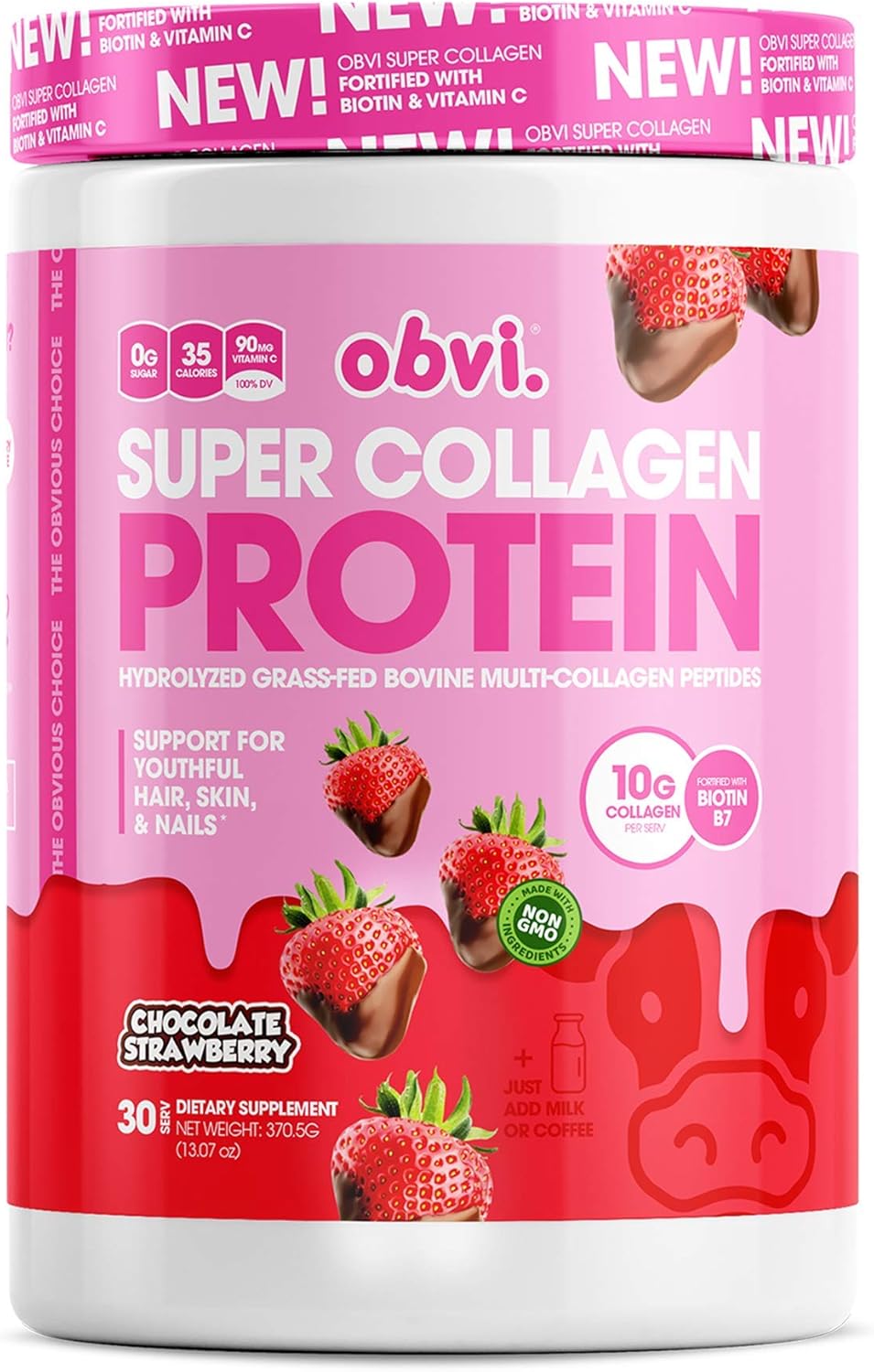 Obvi Collagen Peptides Vitamins