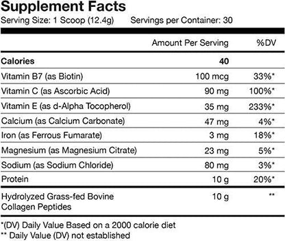 Obvi Collagen Peptides Vitamins