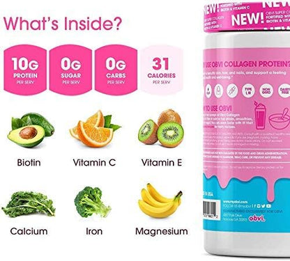 Obvi Collagen Peptides Vitamins