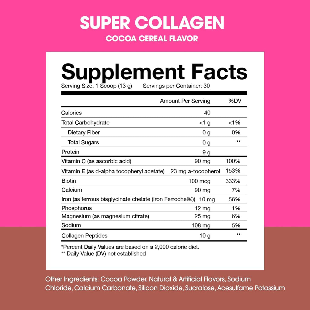 Obvi Multi-Collagen Super Protein Powder (Chocolate Cereal, 14 Oz) | Keto-Friendly, Gluten and Dairy Free | Hydrolyzed Grass-Fed Bovine Collagen Peptides | Supports Gut Health,Healthy Hair, Skin,Nails