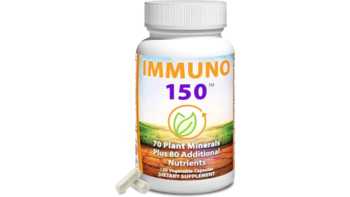 Immuno 150, Immune Support Supplement, Packed with 70 Plant Minerals, 13 Essential Vitamins and 68 Additional Nutrients-150 Vegetable Capsules- Immune Boost for All Age Groups
