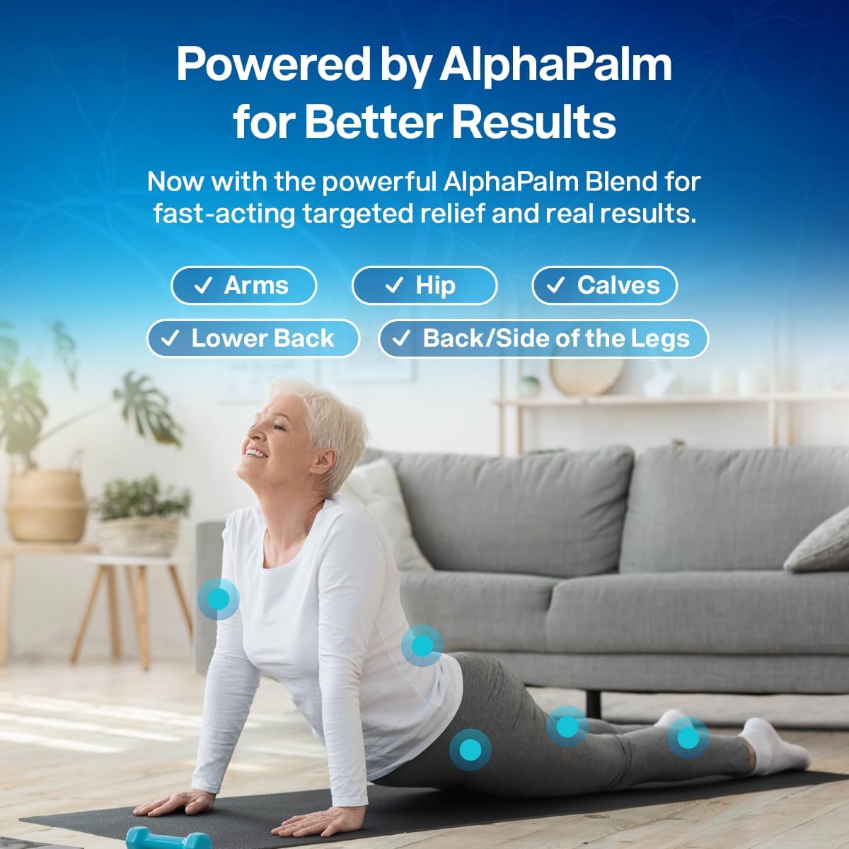 Sciatic Nerve Health Support Supplement - Nerve Support Formula with AlphaPalm, Pea, Vitamin B Complex, Alpha Lipoic Acid 300mg