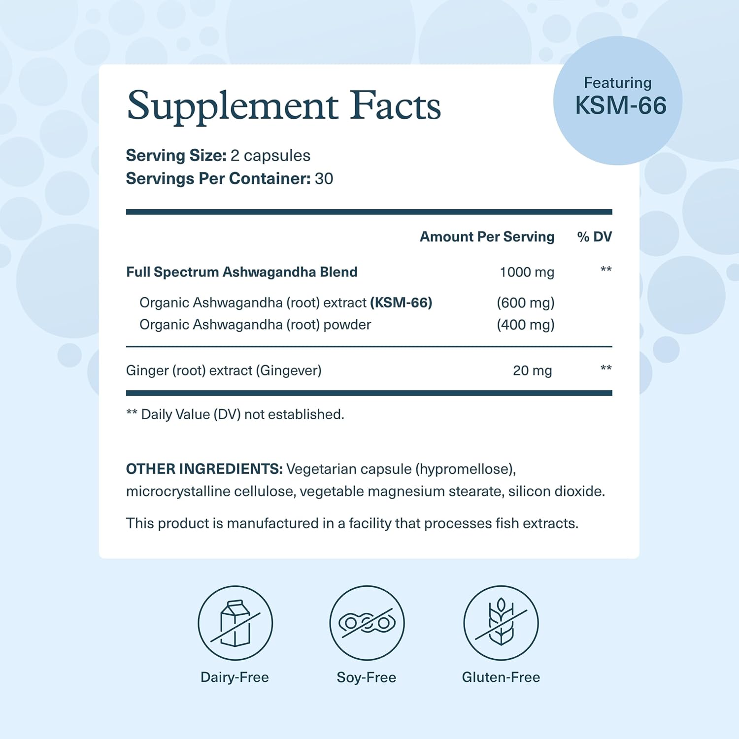 Youtheory Ashwagandha - 1,000 mg - Stress Support Supplement - Cortisol Support Supplement - Gluten, Dairy & Soy Free - 60 Vegetarian Capsules