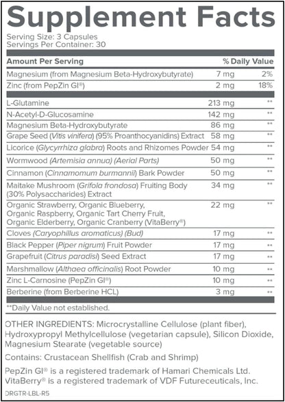 Gundry MD Total Restore Gut Lining Support, Digestive Supplement for Gastrointestinal Wellness, Gut Health Supplement, Gut Health for Women and Men, 90 Capsules (1)