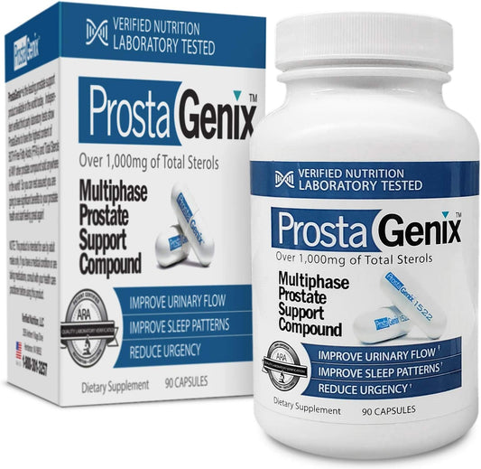 Multiphase Prostate Supplement-Featured on Larry King Investigative TV Show - Over 1 Million Sold -End Nighttime Bathroom Trips, Urgency, & More.