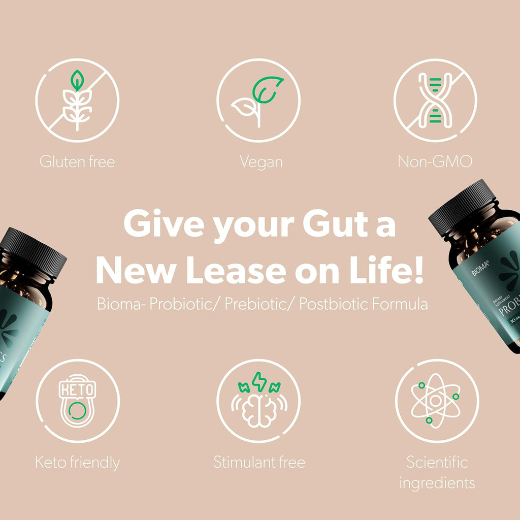 BIOMA Probiotics for Weight Management & Digestive