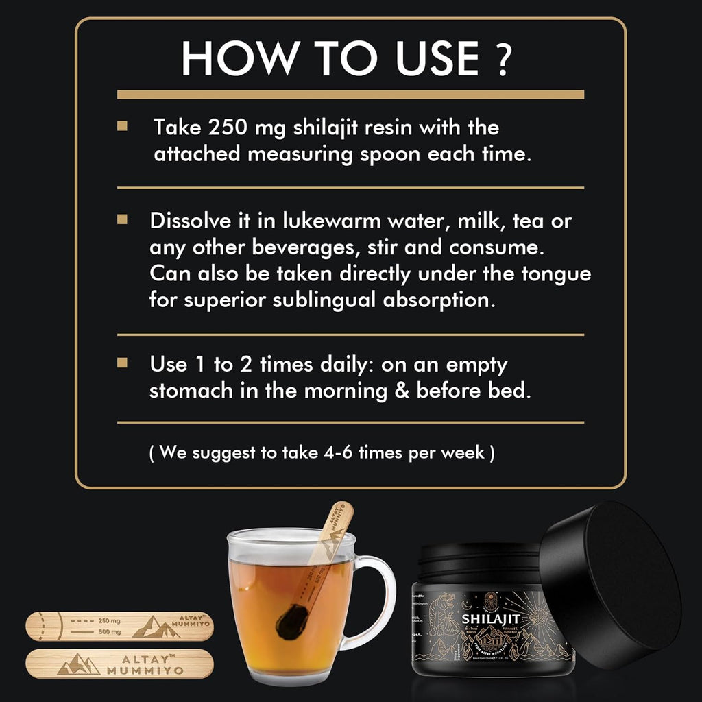 Shilajit Resin with Fulvic Acid & Trace Minerals, Original Siberian Shilajit Pure with 85+ Humic Acid Supplement Gel for Energy & Immune System - 100 Serving / 50g