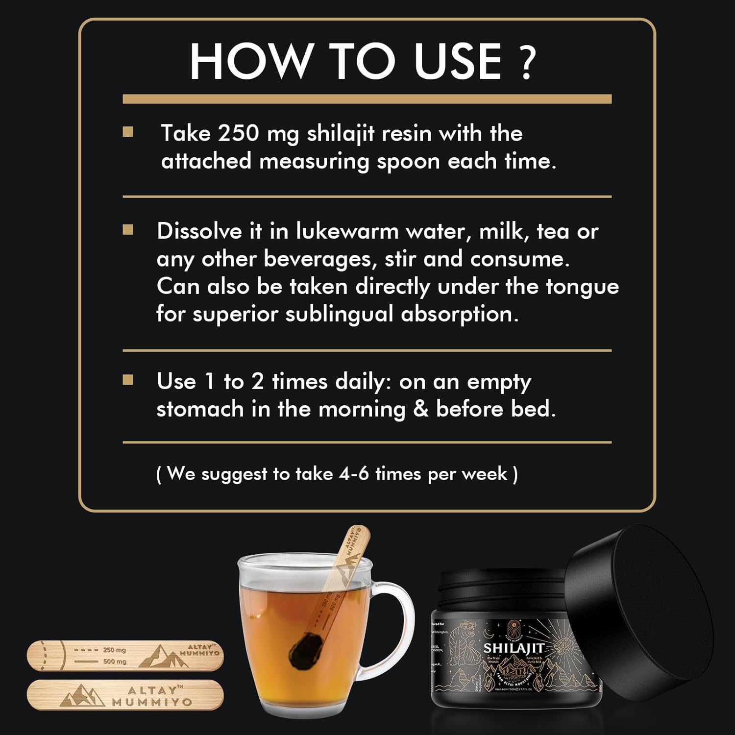 Shilajit Resin with Fulvic Acid & Trace Minerals, Original Siberian Shilajit Pure with 85+ Humic Acid Supplement Gel for Energy & Immune System - 100 Serving / 50g