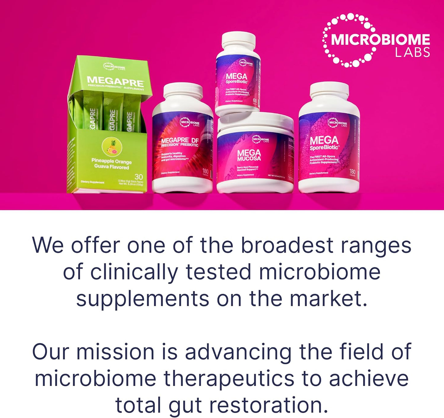 Microbiome Labs MegaSporeBiotic Probiotics for Women & Men - Spore Based Probiotics for Digestive Health - Shelf Stable & Travel-Friendly (60 Capsules)