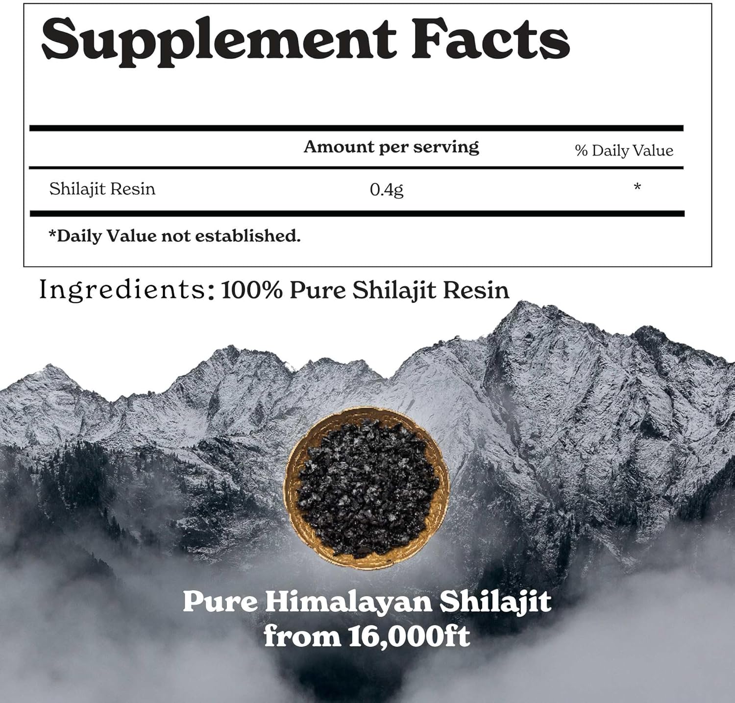 Better Alt Pure Himalayan Shilajit Resin Pack of 1 High Potency Gold Grade 150 Servings for Energy Boost & Immune Support, 85+ Trace Minerals, 75%+ Fulvic Acid, with Lab Test Report,400 mg
