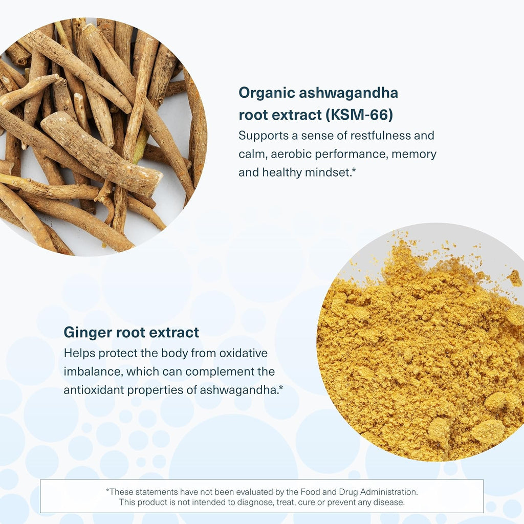 Youtheory Ashwagandha - 1,000 mg - Stress Support Supplement - Cortisol Support Supplement - Gluten, Dairy & Soy Free - 60 Vegetarian Capsules