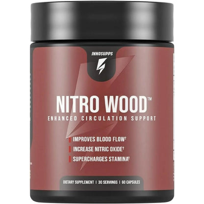 Nitro Wood Enhanced Circulation, Reduced Swelling & Stamina Support | 60 Capsules