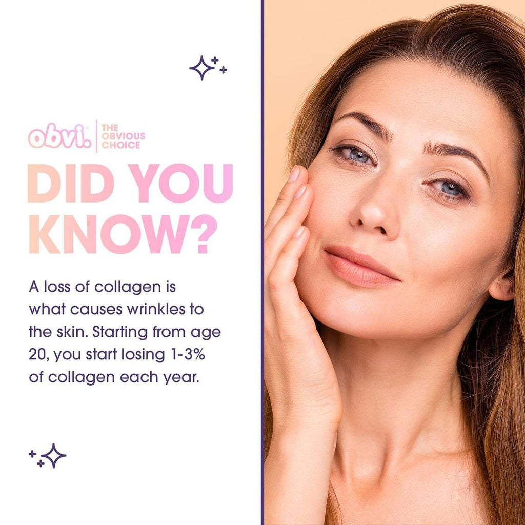 Obvi Collagen Peptides, Glowing Skin