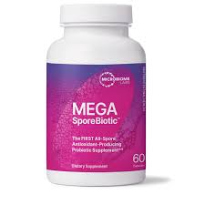 Microbiome Labs MegaSporeBiotic Probiotics for Women & Men - Spore Based Probiotics for Digestive Health - Shelf Stable & Travel-Friendly (60 Capsules)